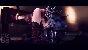 Futa Sylvanas Windrunner using Her Prisoner