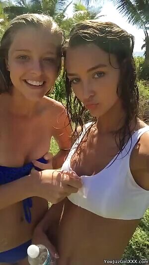 Rachel Cook getting her top undone