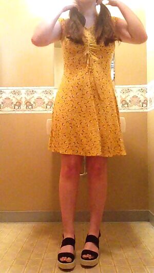 Taking my dress off at church