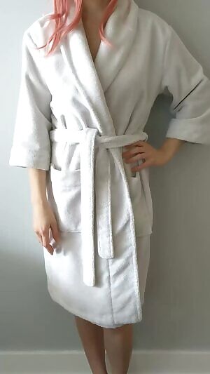 I like the spontaneity of a robe