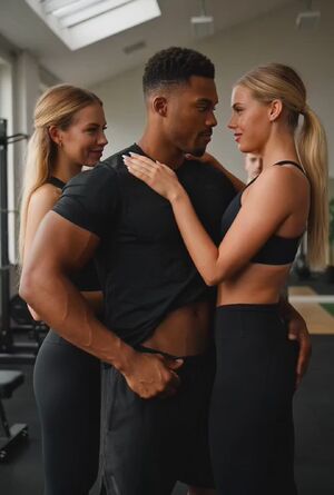 Fit Girls Blacked Cuckold Gym Interracial