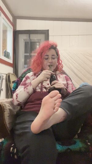 Goth Feet Alt Alternative Foot Red Hair