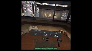 Captain Hardcore running on the OCULUS QUEST!