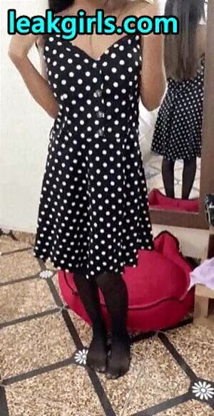 She knows exactly what to wear under her sundress