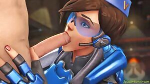 Tracer blowjob