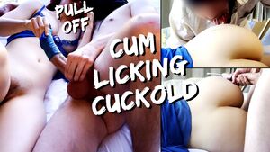 She Took Off the Condom from Stranger Next to Husband - He Ate Strangers Cum Afterwards