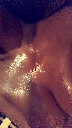 Abigail’s Glistening Tits in the Sauna