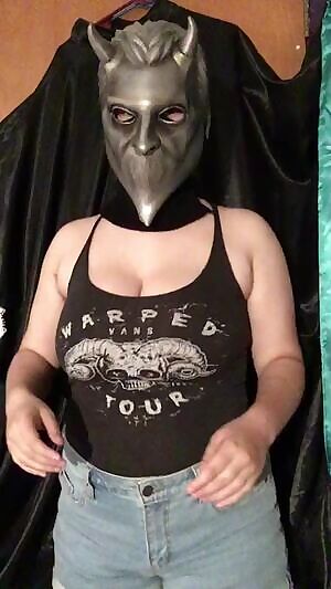 in a shirt that’s far too small