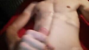 Cumming all over myself for you guys