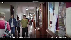 Emma Mackey Fucked on a Table Sex Education S1E04