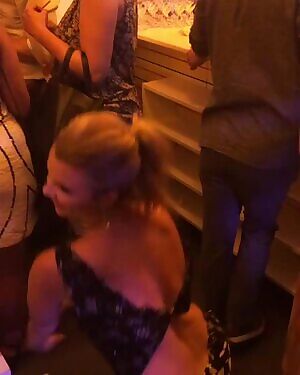 Andrea showing off her dance skills