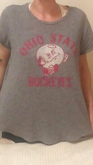 Celebrating the win! Wife showing her appreciation for the hard work put in. O-H!