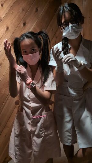 MedFet Femdom Latex Gloves Medical Fetish