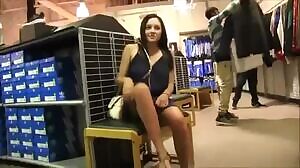 Clothes store public masturbate