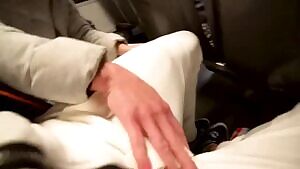 Risky Public Blowjob in bus