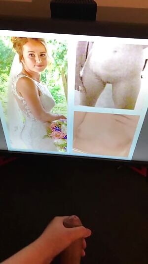 jizzing over her married ass again