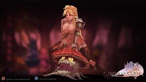 Jessika's Curse - Jessika x Myconid Animation