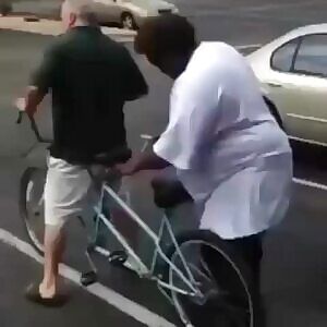 When plus-sized niggers steal bikes