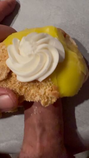 Food Fetish Cock Cum Cumshot Male Masturbation