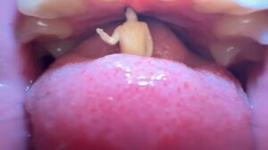 Drool/Spit Fetish Giantess Long Tongue Vore