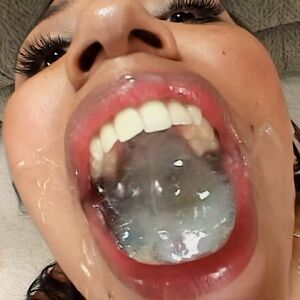 Blowbang AI Upscaled Bukkake Cum In Mouth