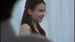 Cute girl getting laid to bed