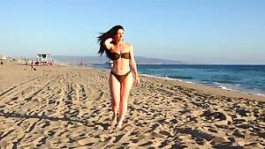 Viktoria Kay on the Beach