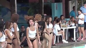 Angeles City Girls Wet T-Shirt Contest Bikini Pool Party