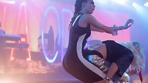 Rita Ora grinding on Cara Delevingne