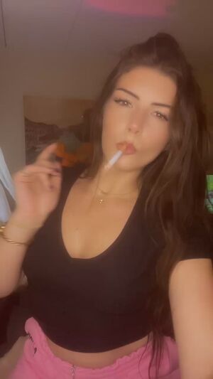 Findom Domme Smoking