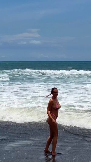 On the beach