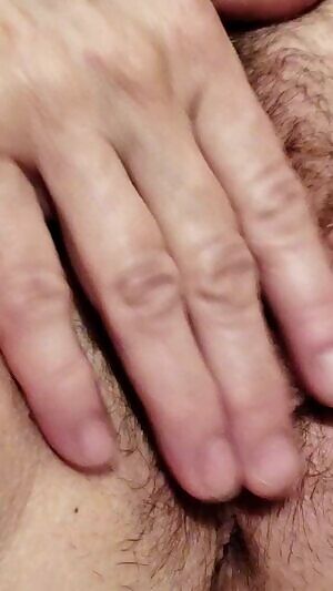 Red playing with her 2-week bush before Wolf shaved it off 55