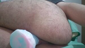Silicone Fantasy Anal FTM Plugged Trans Boy