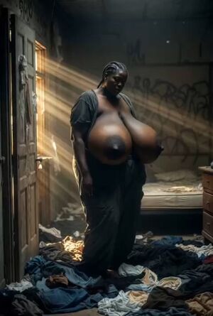 Ebony Titties Ai Generated Big Nipples