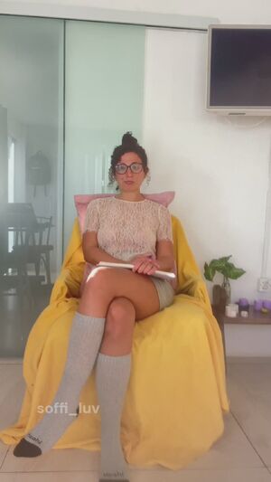 Thigh Socks Actress Eye Contact Glasses