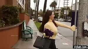 Yellow turtleneck, in motion.