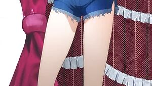 Rin in shorts