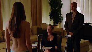 Melissa Benoist topless in Homeland