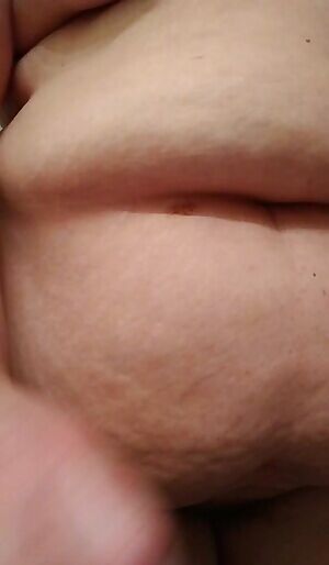 Before my Brazilian, giving myself a little trim to make it easier on the aesthetician.