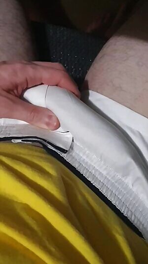 playing with my under desk joystick