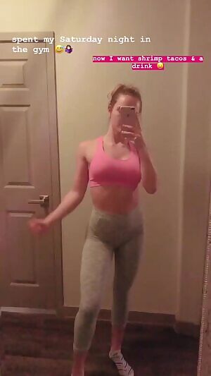 Saturday night in the gym