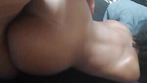 Playing with her boytoy