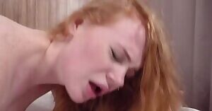 Lucky guy unloads inside a ginger teen