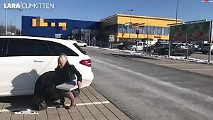 Pissing in the Ikea parking lot