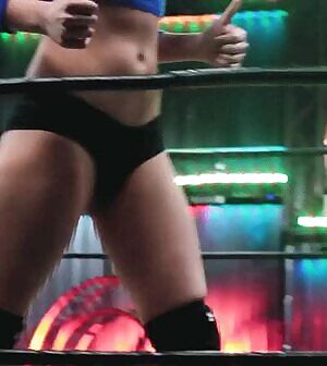 Tessa Blanchard Adjusting Her Wedgie