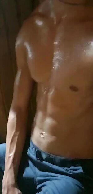 Flexing in the sauna, audiences welcome