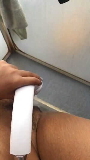 Playing in the shower