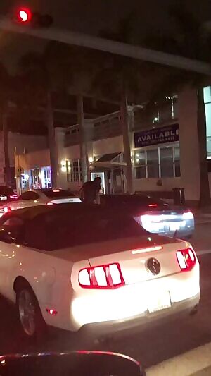 A drive-thru blowjob