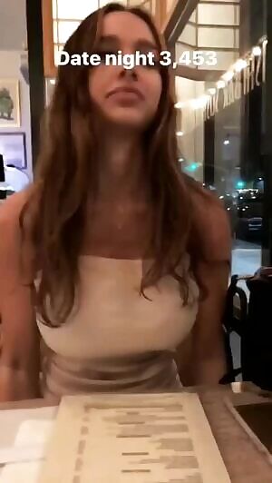 Sophie Mudd's giant tits jiggling