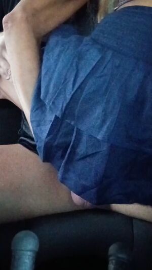 Upskirt Tease Amateur Car Fansly Homemade